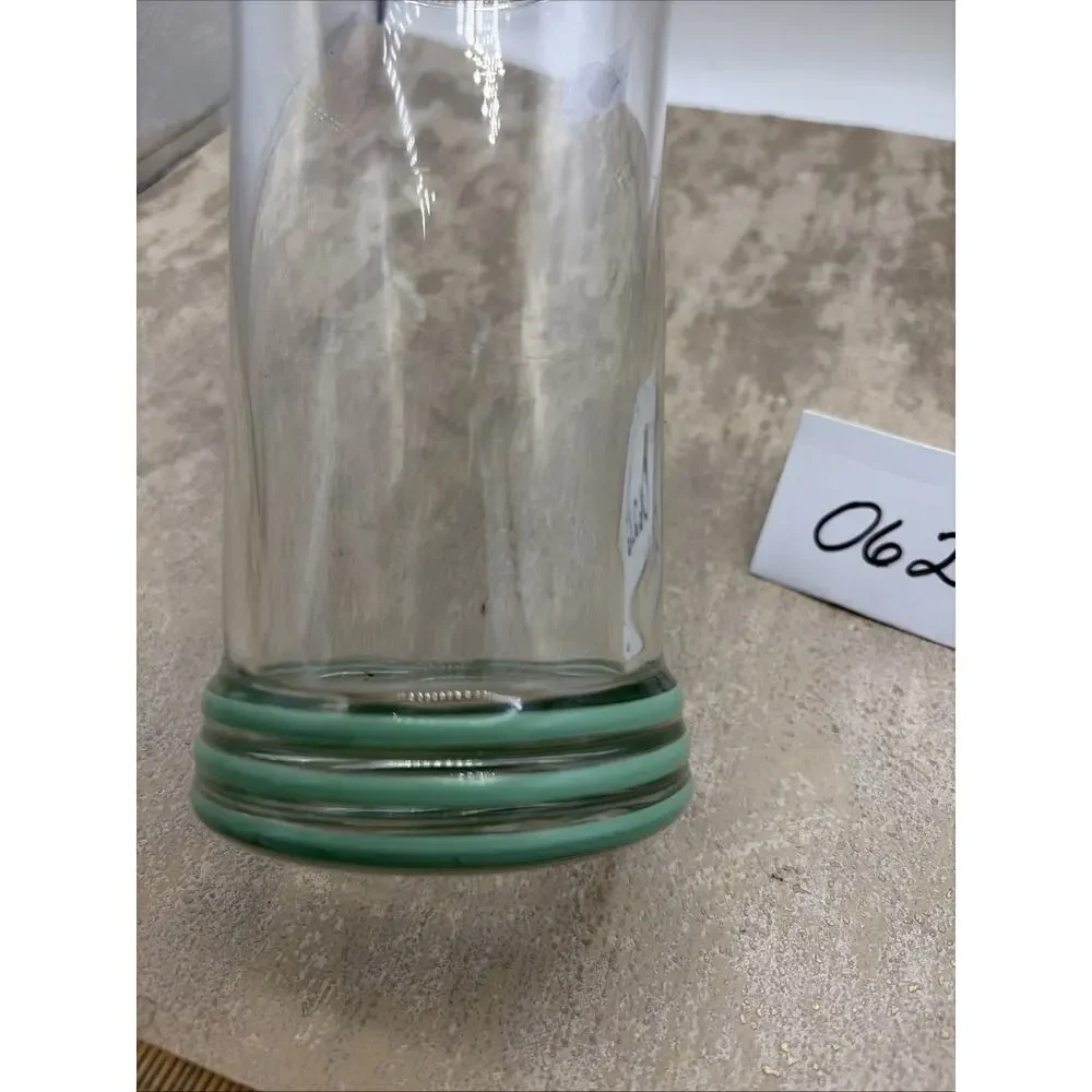 Vintage Fiesta Homer Laughlin Retired 16 Oz. Tumbler Green Colored Rings